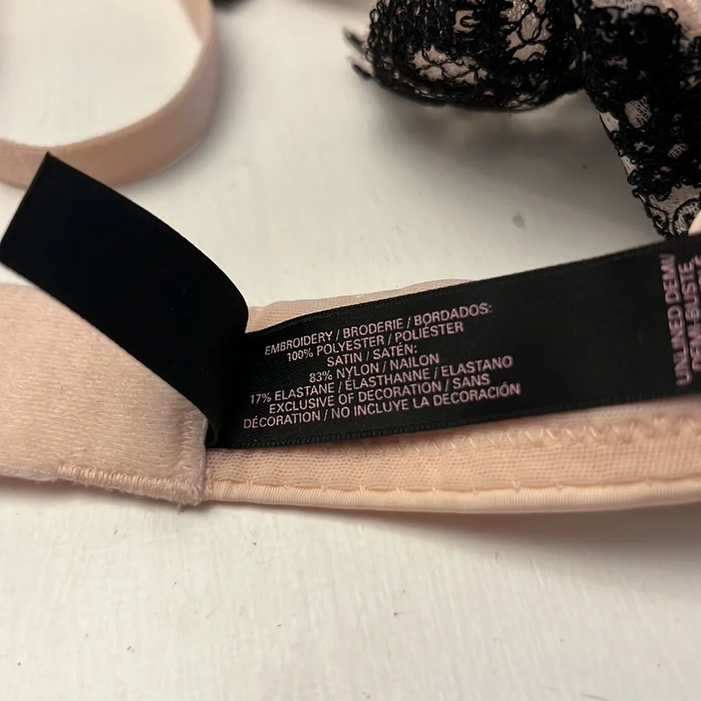 Victoria’s Secret unlined Demi Buste non double Bra size 34B - Picture 6 of 7